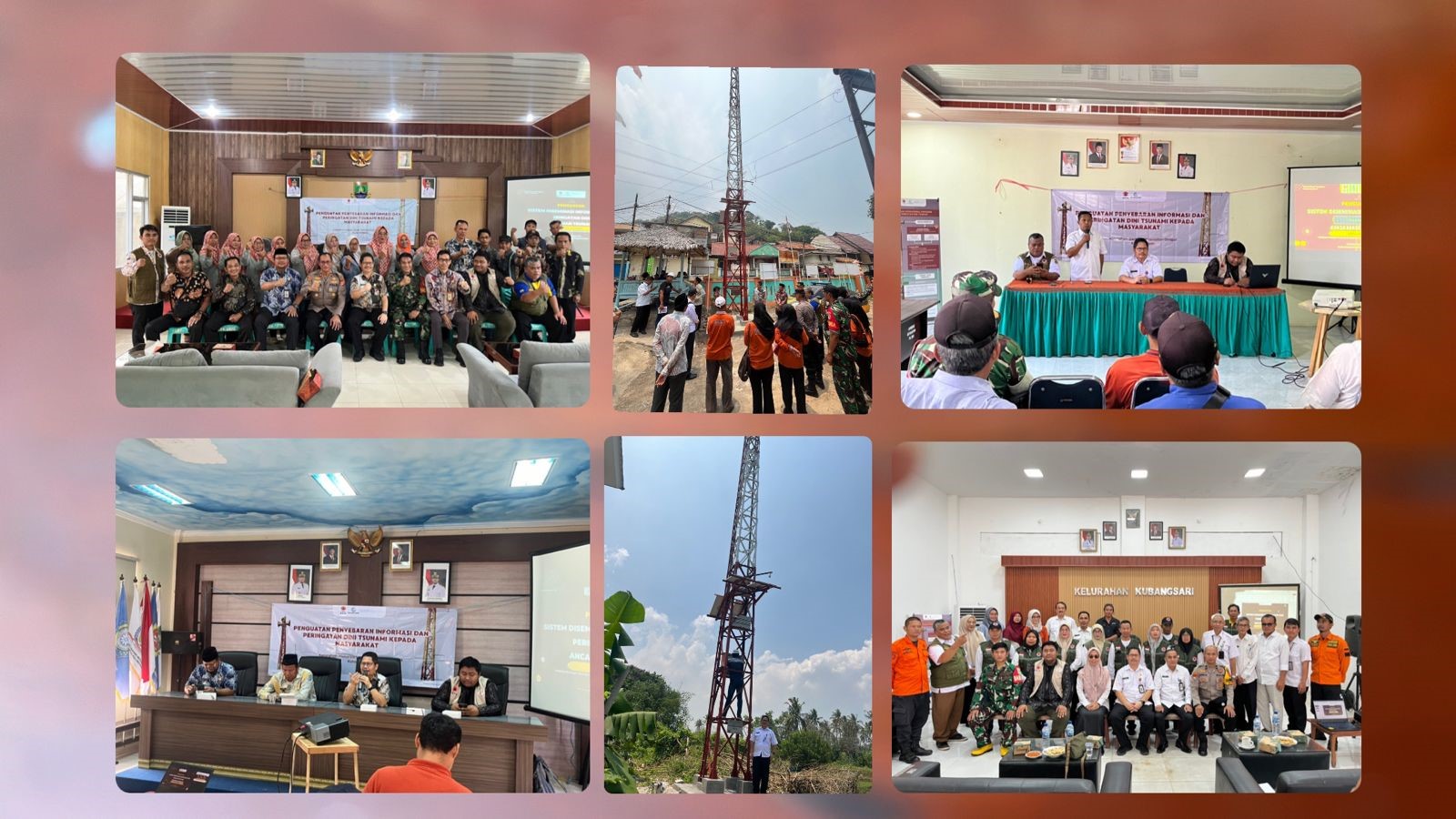 BNPB DAN BPBD KOTA CILEGON GELAR UJI COBA SIRENE PERINGATAN DINI TSUNAMI ATAU EARLY WARNING SYSTEM (EWS) DI KOTA CILEGON